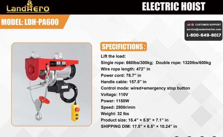 ELECTRIC HOIST image