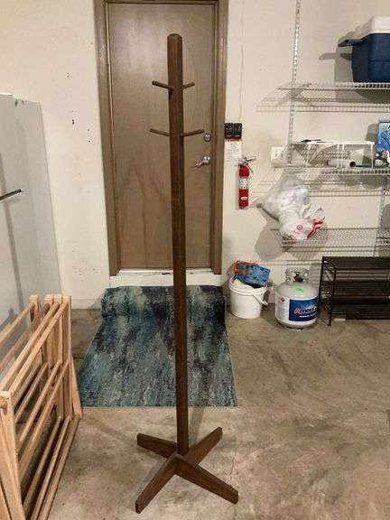 Freestanding Wooden Coat Rack image