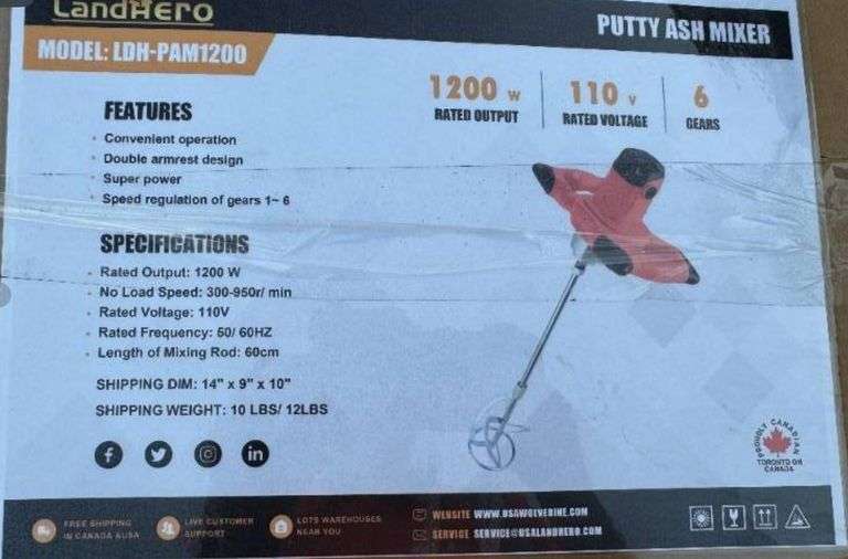 Putty Ash Mixer image