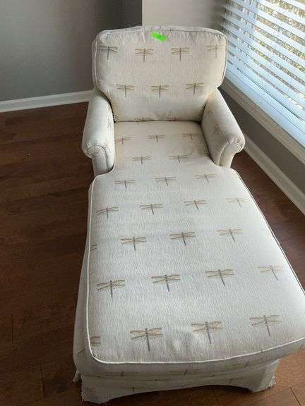 Dragonfly Patterned Lounge Chair image