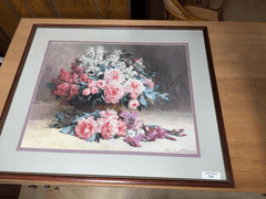 Framed Pauline Caspers Floral Print