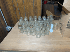 Group of Glass Jars and Vases