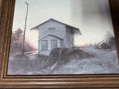 Framed Print of Train Depot