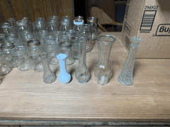 Group of Glass Jars and Vases