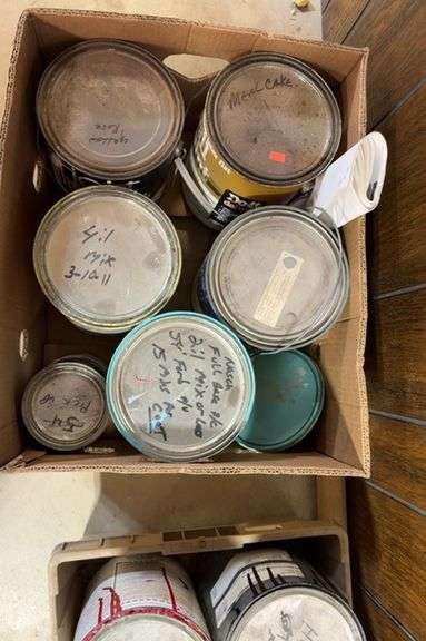 Mixed Paint Cans - Latex, Urethane and More