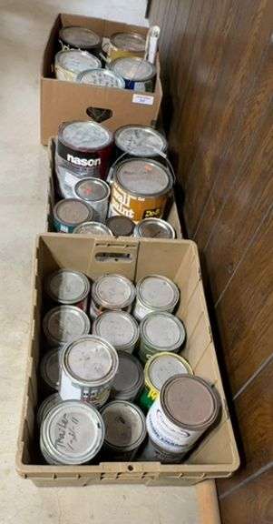 Mixed Paint Cans - Latex, Urethane and More