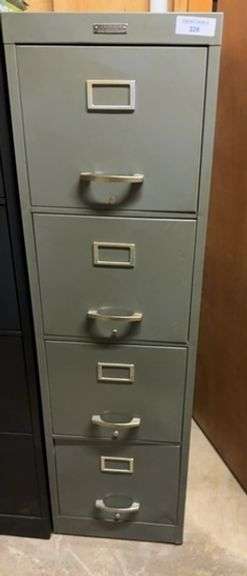 Tower Sears Roebuck & Co. 4-Drawer Metal Filing Cabinet