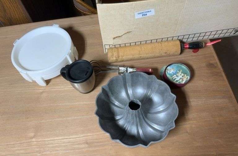 Selection of Kitchenware and Baking Items