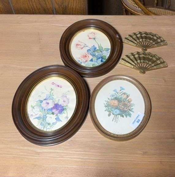 Floral Prints and Decorative Fans