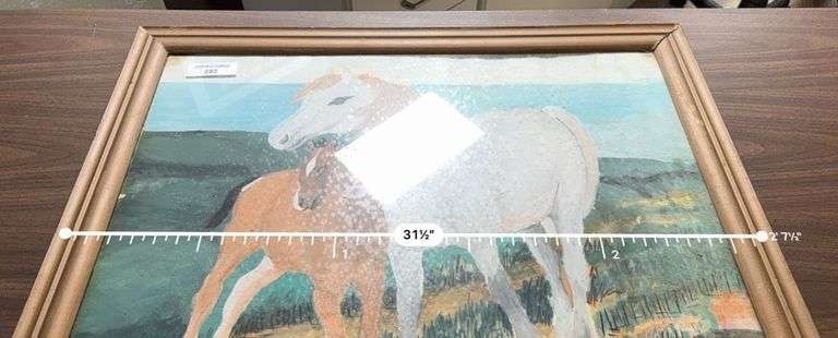 Framed Print of Horses