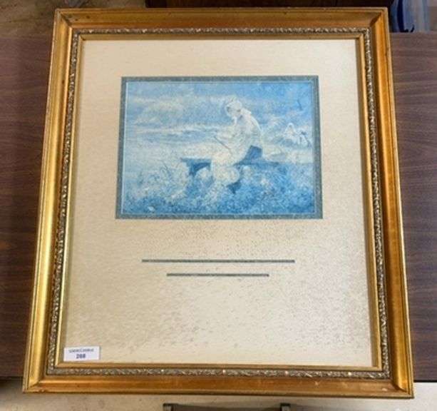 Framed Cyanotype Print - American Frame & Gallery