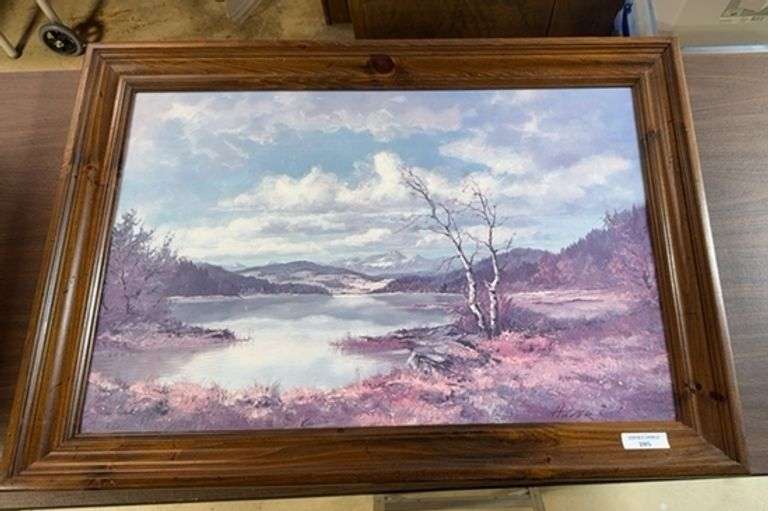 Framed "Haver" Landscape Art Print