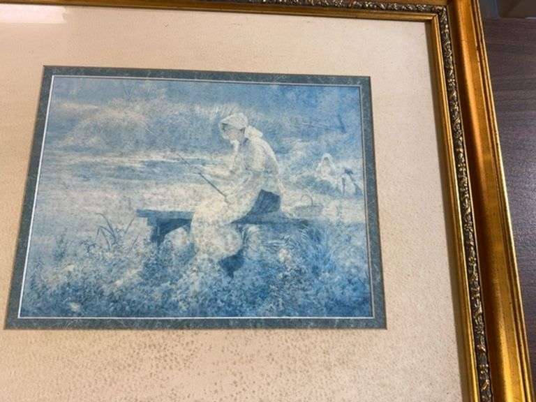 Framed Cyanotype Print - American Frame & Gallery