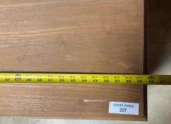 Wood Writing Desk with Drawers