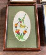 Set of Four Framed Needlepoint Pictures