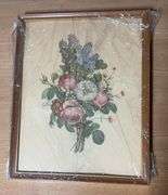 Two Framed Floral Prints by J. L. Prevost
