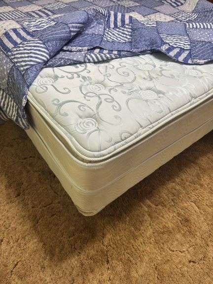 Queen Bed includes Mattress, and quilt