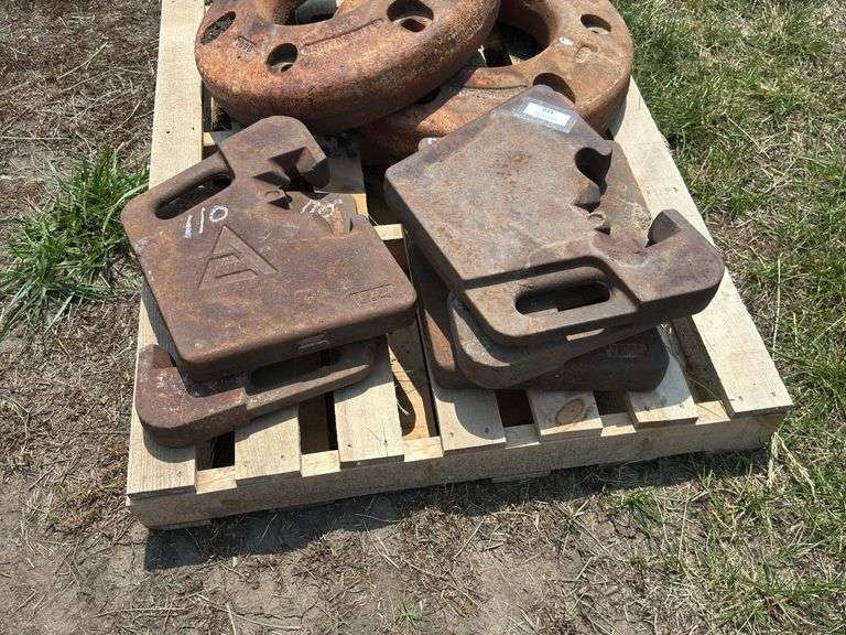 Allis Chalmers front weights and rear wheel weights