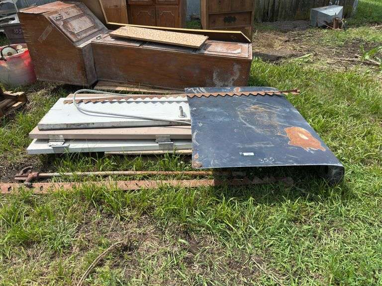 Collection of Wood Furniture Components and Other Items