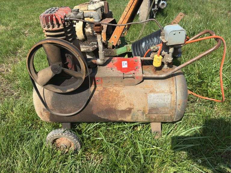 Towne & Country Tiller and Portable Air Compressor