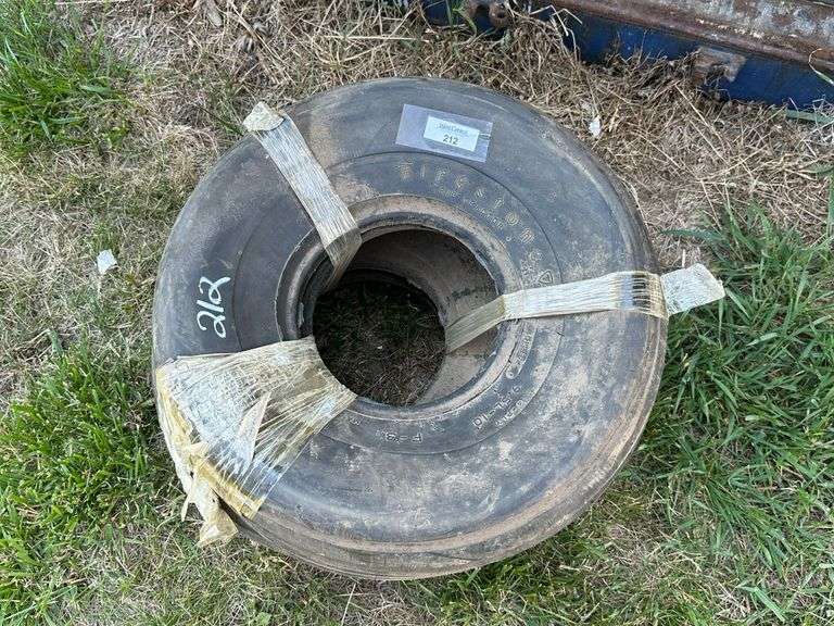 Pair of Firestone 9.5L-10 Rib Implement Tires