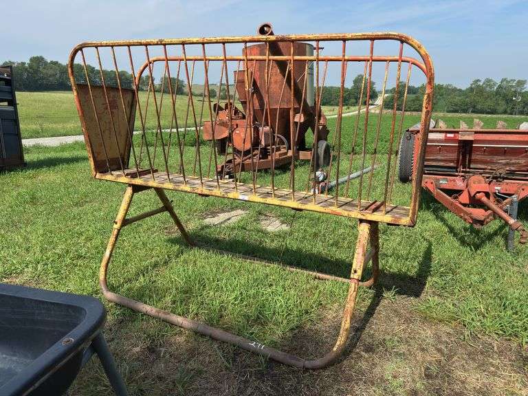 Metal Livestock Hay Feeder image
