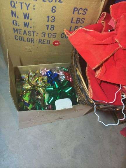 Variety of Gift Bags, Baskets, Wrapping Paper and More