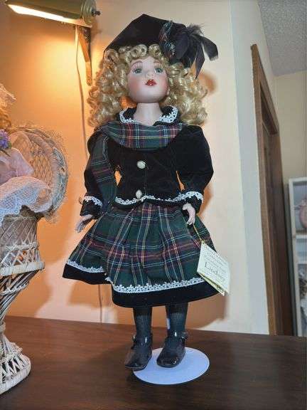 Two Collectible Porcelain Dolls