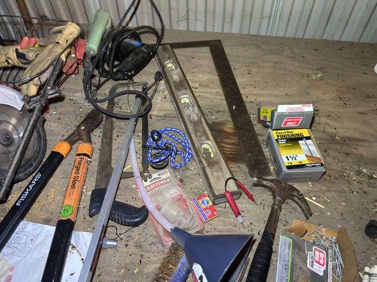 Assorted Tools - Circular Saw, Leaf Collector, Hand Tools