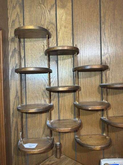 Wooden Wall Mounted Display Shelf