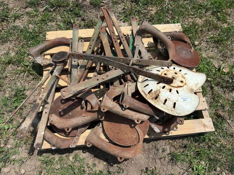 Pallet of Farm Equipment/ Drill Parts