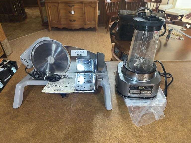 Rival Food Slicer & Ninja Smart Torque Blender image