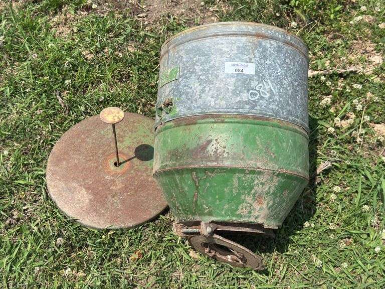 John Deere Galvanized Seed Planter Box image