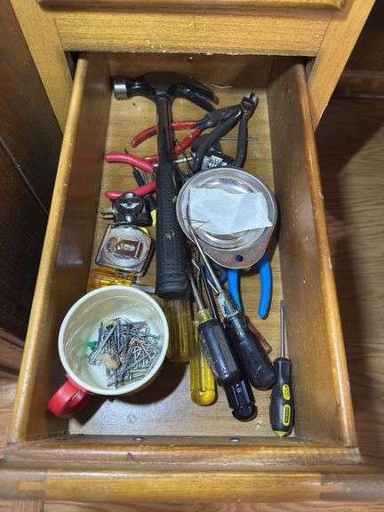 Drawers of Tools and Office Supplies image