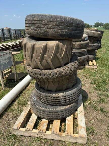 Mixed Lot of Tires - Car and Tractor image