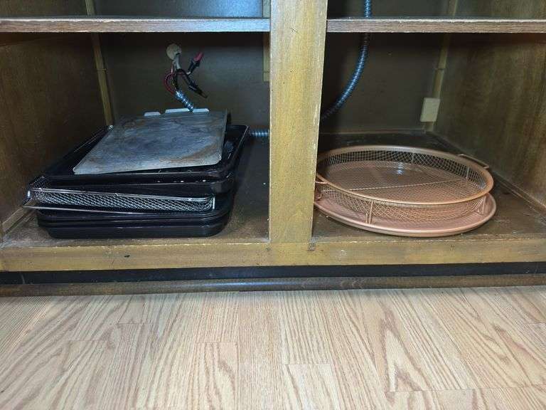 Assorted Baking Pans and Frying Basket image