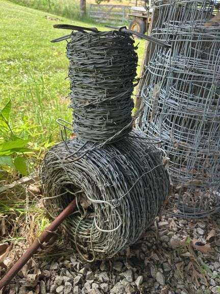 Barbed Wire Fencing Rolls image