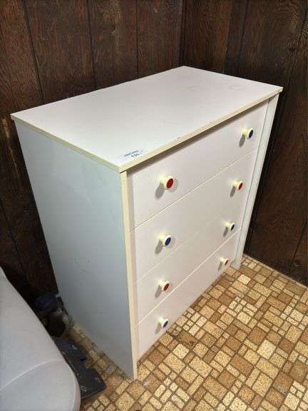 White Four-Drawer Dresser