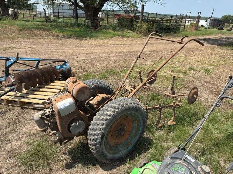 Walk Behind Garden Tiller with Attachment image