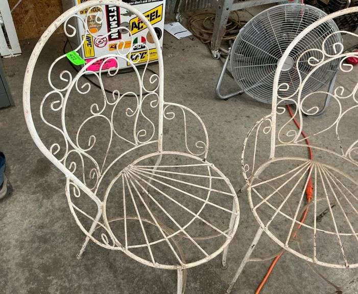 Metal Outdoor Patio Set - Table and Four Chairs