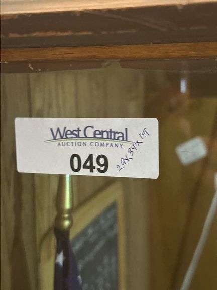 Console TV converted to Lighted Display Cabinet-NO CONTENTS