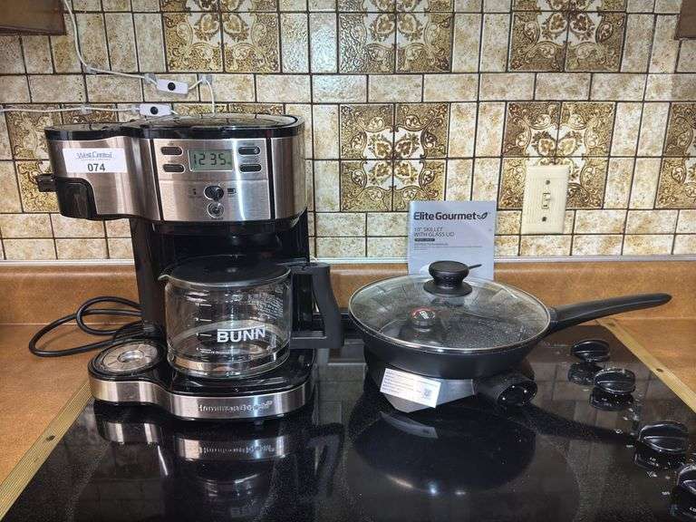 Hamilton Beach Coffee Maker & Elite Gourmet Skillet image