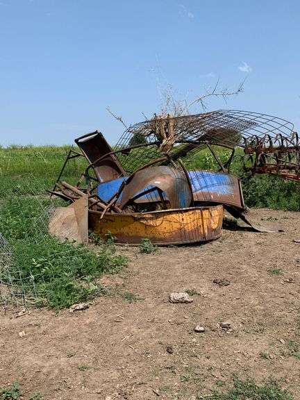 Assorted Farm Equipment Scrap Metal image