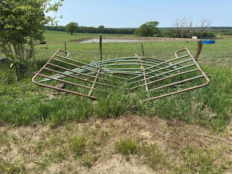 Damaged livestock gates