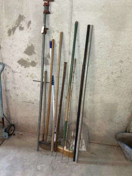 Lot of Assorted Hand Tools and Garden Implements image