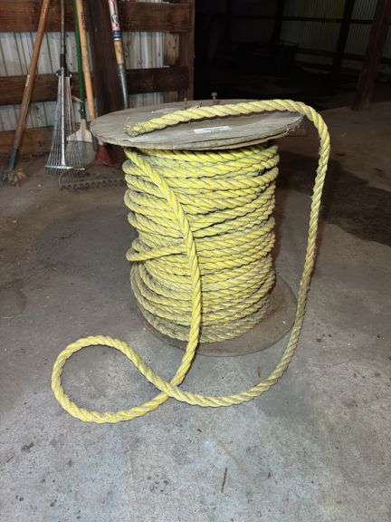 Large Spool of Yellow Film Rope image
