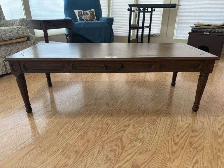 Brown Wood Coffee Table image