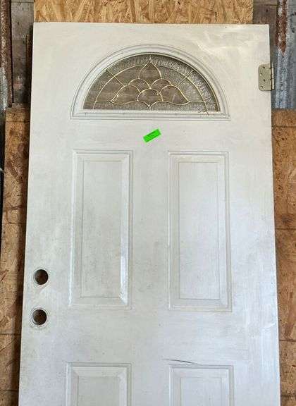 Entry Door with Decorative Glass image