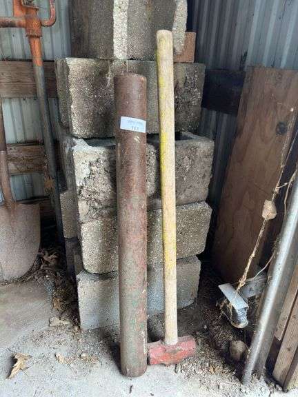 Post Driver and Sledgehammer image