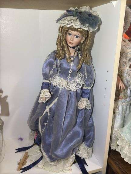 Two Collectible Porcelain Dolls